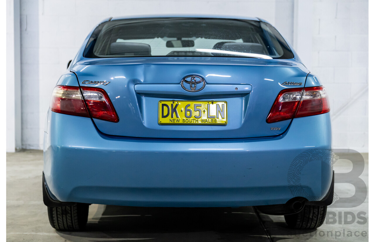 5/2007 Toyota Camry Altise ACV40R 4d Sedan Carribean Blue Metallic 2.4L