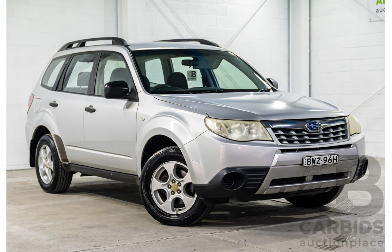 6/2011 Subaru Forester X MY12 4d Wagon Steel Silver Metallic 2.5L
