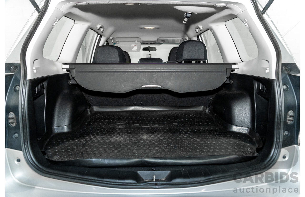 6/2011 Subaru Forester X MY12 4d Wagon Steel Silver Metallic 2.5L