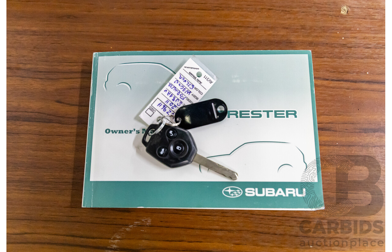 6/2011 Subaru Forester X MY12 4d Wagon Steel Silver Metallic 2.5L