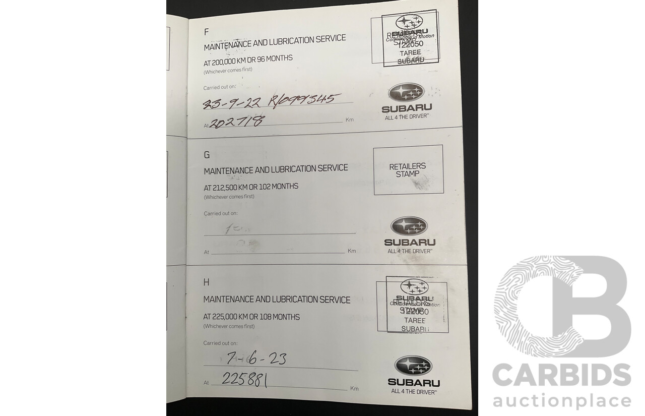 6/2011 Subaru Forester X MY12 4d Wagon Steel Silver Metallic 2.5L