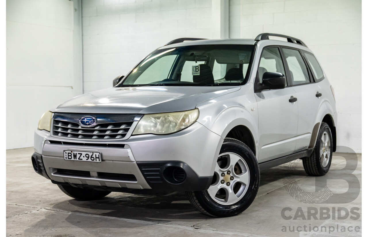 6/2011 Subaru Forester X MY12 4d Wagon Steel Silver Metallic 2.5L