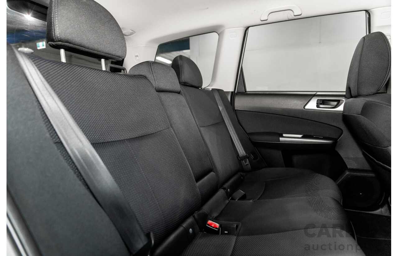 6/2011 Subaru Forester X MY12 4d Wagon Steel Silver Metallic 2.5L