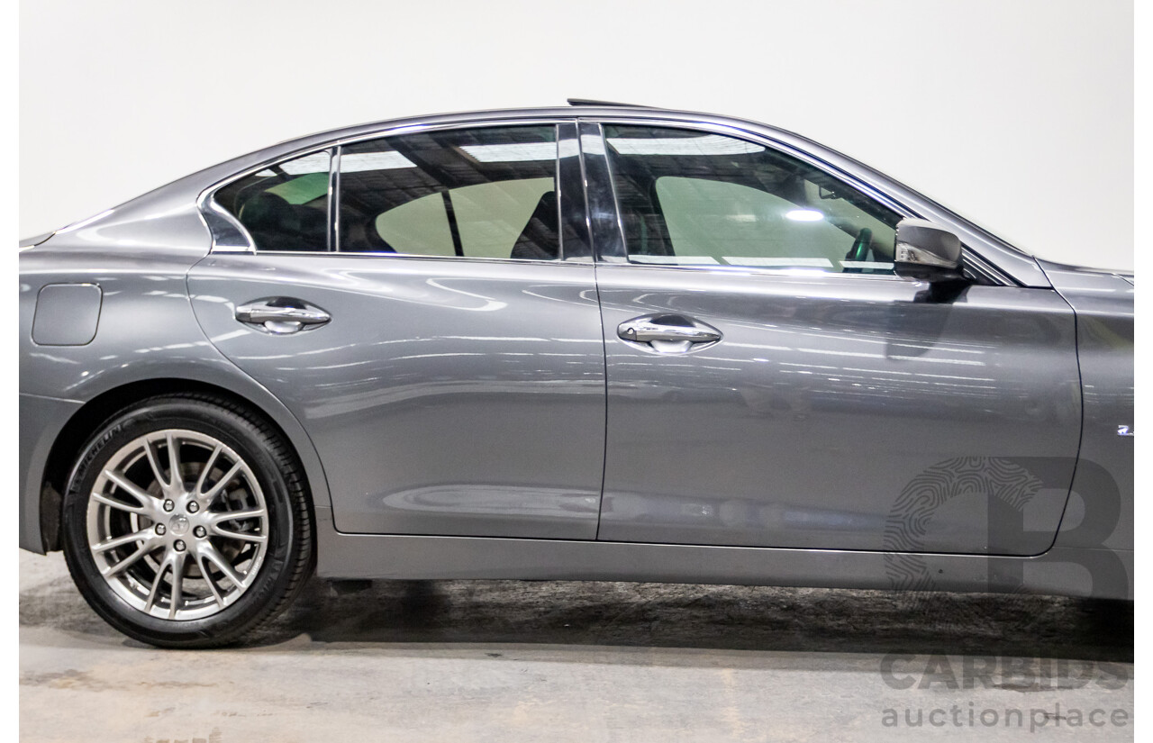 08/2016 Infiniti Q50 2.2d GT RWD V37 MY17 4D Sedan Graphite Shadow Grey Metallic Turbo Diesel 2.1L