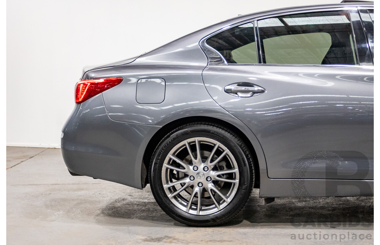 08/2016 Infiniti Q50 2.2d GT RWD V37 MY17 4D Sedan Graphite Shadow Grey Metallic Turbo Diesel 2.1L