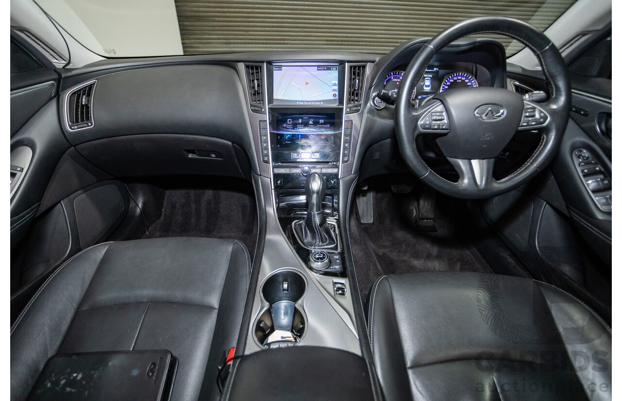 08/2016 Infiniti Q50 2.2d GT RWD V37 MY17 4D Sedan Graphite Shadow Grey Metallic Turbo Diesel 2.1L