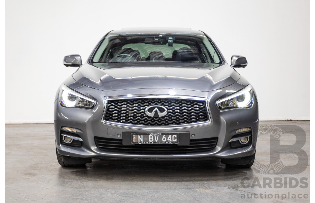 08/2016 Infiniti Q50 2.2d GT RWD V37 MY17 4D Sedan Graphite Shadow Grey Metallic Turbo Diesel 2.1L