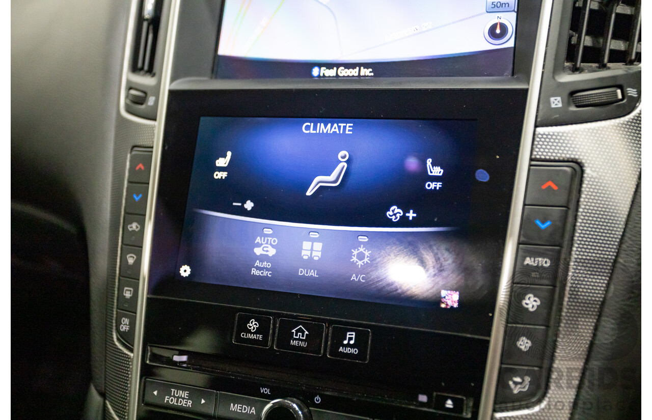 08/2016 Infiniti Q50 2.2d GT RWD V37 MY17 4D Sedan Graphite Shadow Grey Metallic Turbo Diesel 2.1L