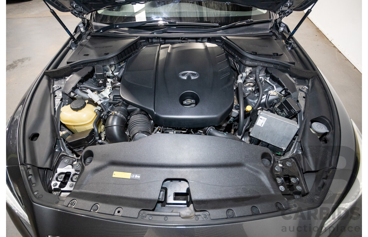 08/2016 Infiniti Q50 2.2d GT RWD V37 MY17 4D Sedan Graphite Shadow Grey Metallic Turbo Diesel 2.1L