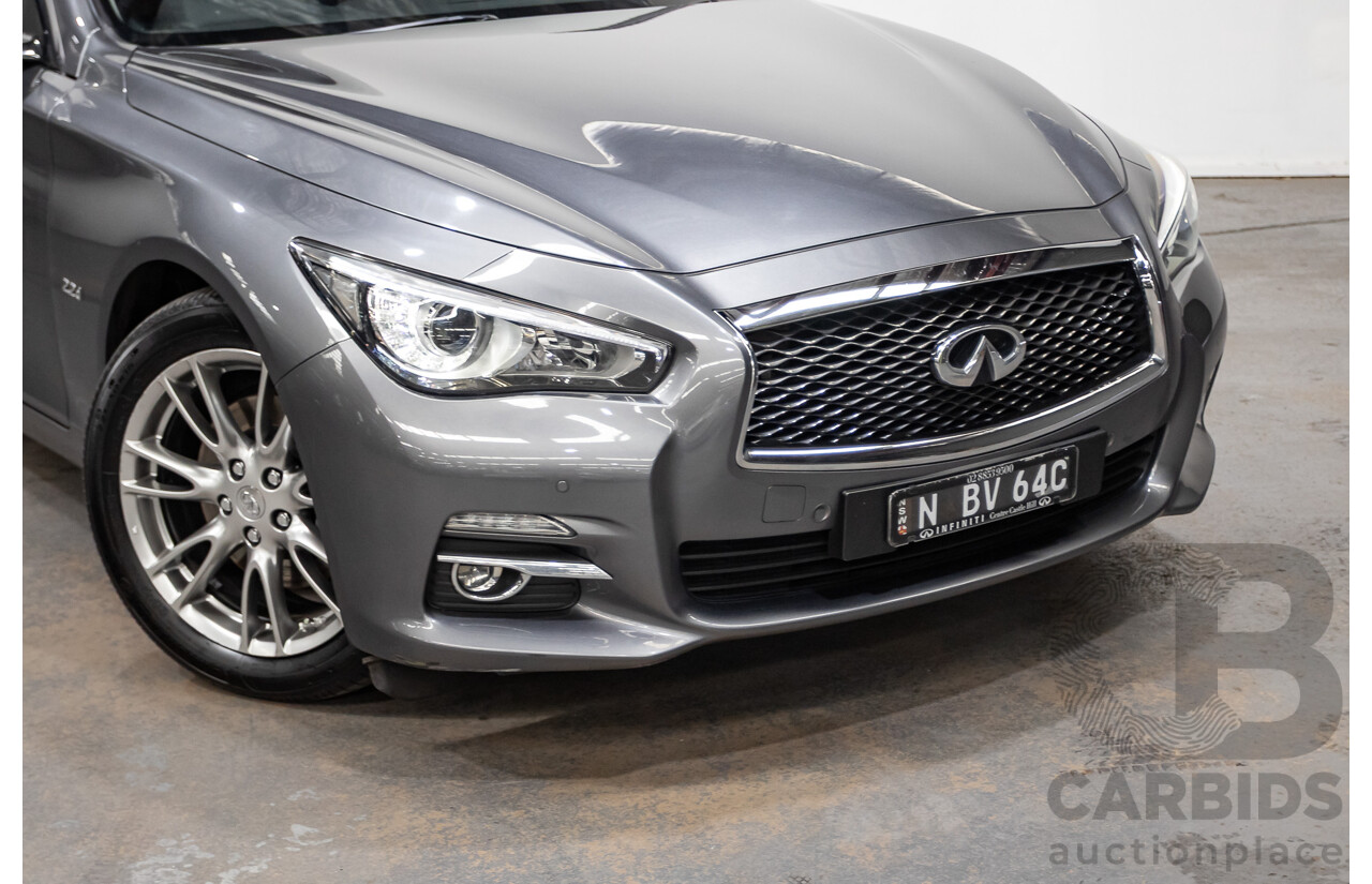08/2016 Infiniti Q50 2.2d GT RWD V37 MY17 4D Sedan Graphite Shadow Grey Metallic Turbo Diesel 2.1L