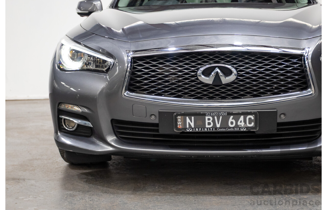 08/2016 Infiniti Q50 2.2d GT RWD V37 MY17 4D Sedan Graphite Shadow Grey Metallic Turbo Diesel 2.1L