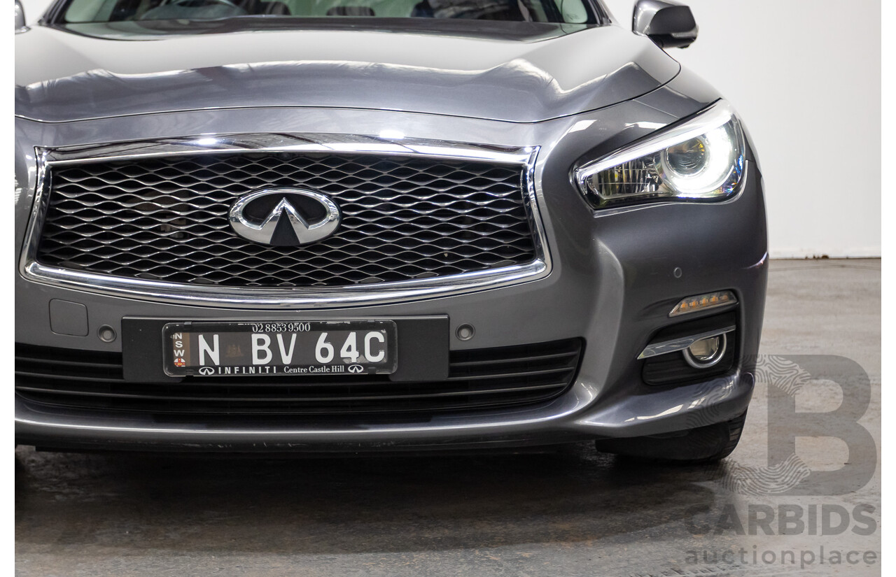 08/2016 Infiniti Q50 2.2d GT RWD V37 MY17 4D Sedan Graphite Shadow Grey Metallic Turbo Diesel 2.1L