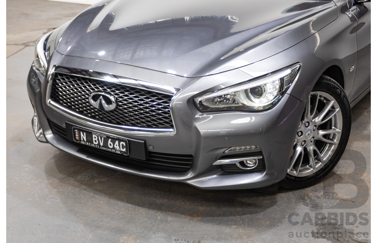 08/2016 Infiniti Q50 2.2d GT RWD V37 MY17 4D Sedan Graphite Shadow Grey Metallic Turbo Diesel 2.1L