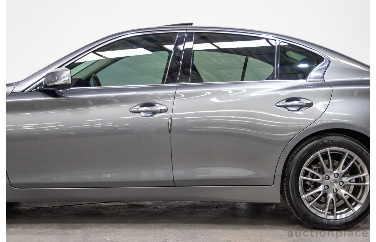 08/2016 Infiniti Q50 2.2d GT RWD V37 MY17 4D Sedan Graphite Shadow Grey Metallic Turbo Diesel 2.1L