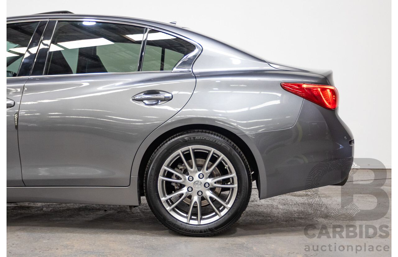 08/2016 Infiniti Q50 2.2d GT RWD V37 MY17 4D Sedan Graphite Shadow Grey Metallic Turbo Diesel 2.1L