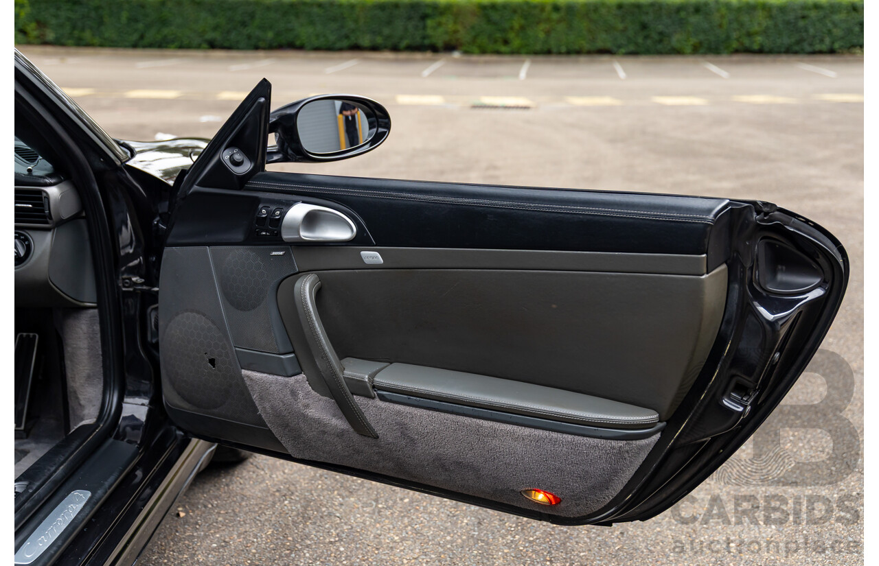 6/2006 Porsche 911 Carrera 4 997 Wide Body 2d Cabriolet Basalt Black Metallic 3.6L - Personal Import 06/14