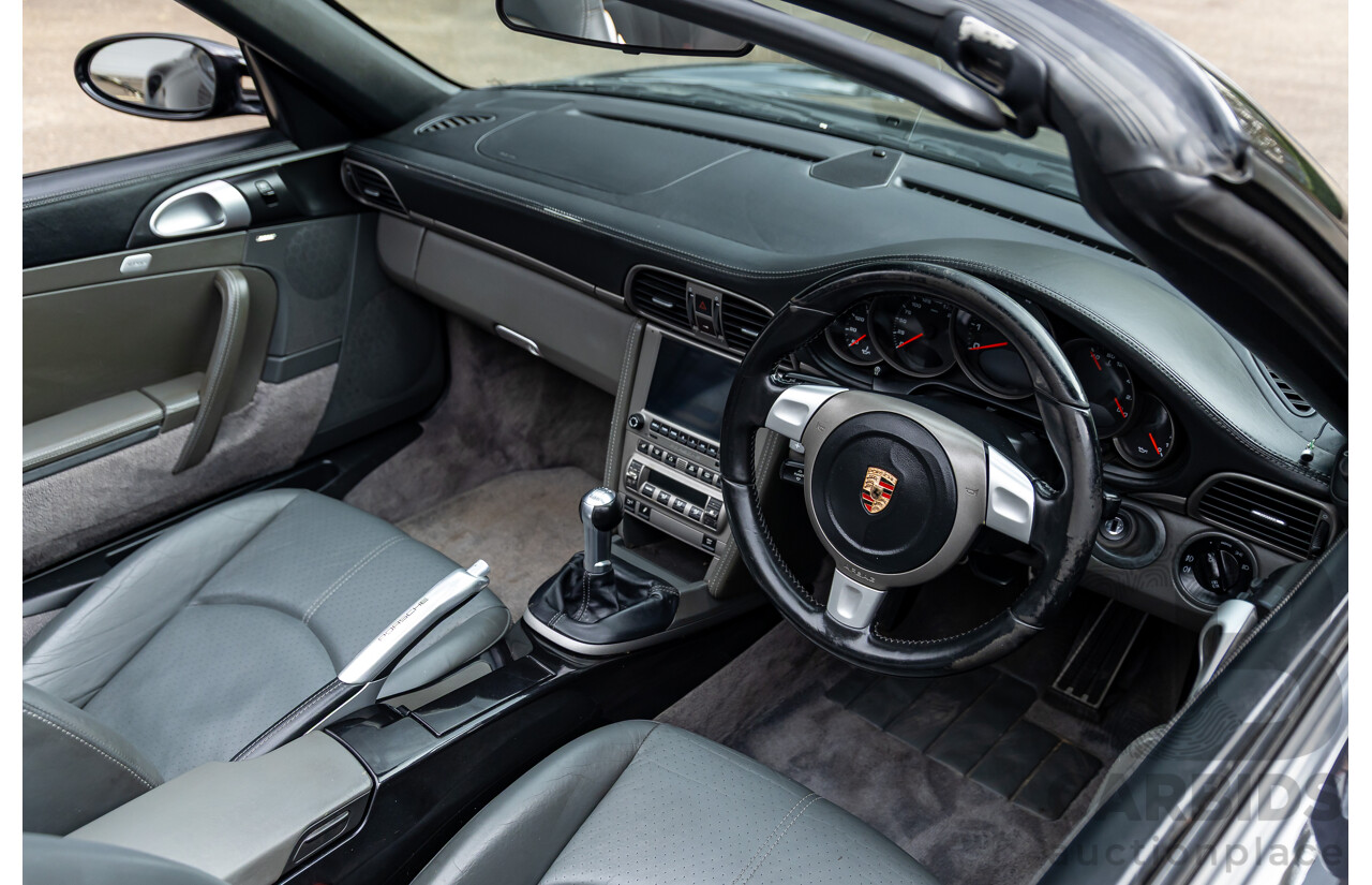 6/2006 Porsche 911 Carrera 4 997 Wide Body 2d Cabriolet Basalt Black Metallic 3.6L - Personal Import 06/14