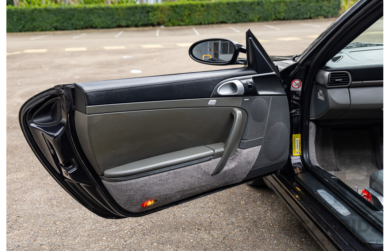 6/2006 Porsche 911 Carrera 4 997 Wide Body 2d Cabriolet Basalt Black Metallic 3.6L - Personal Import 06/14
