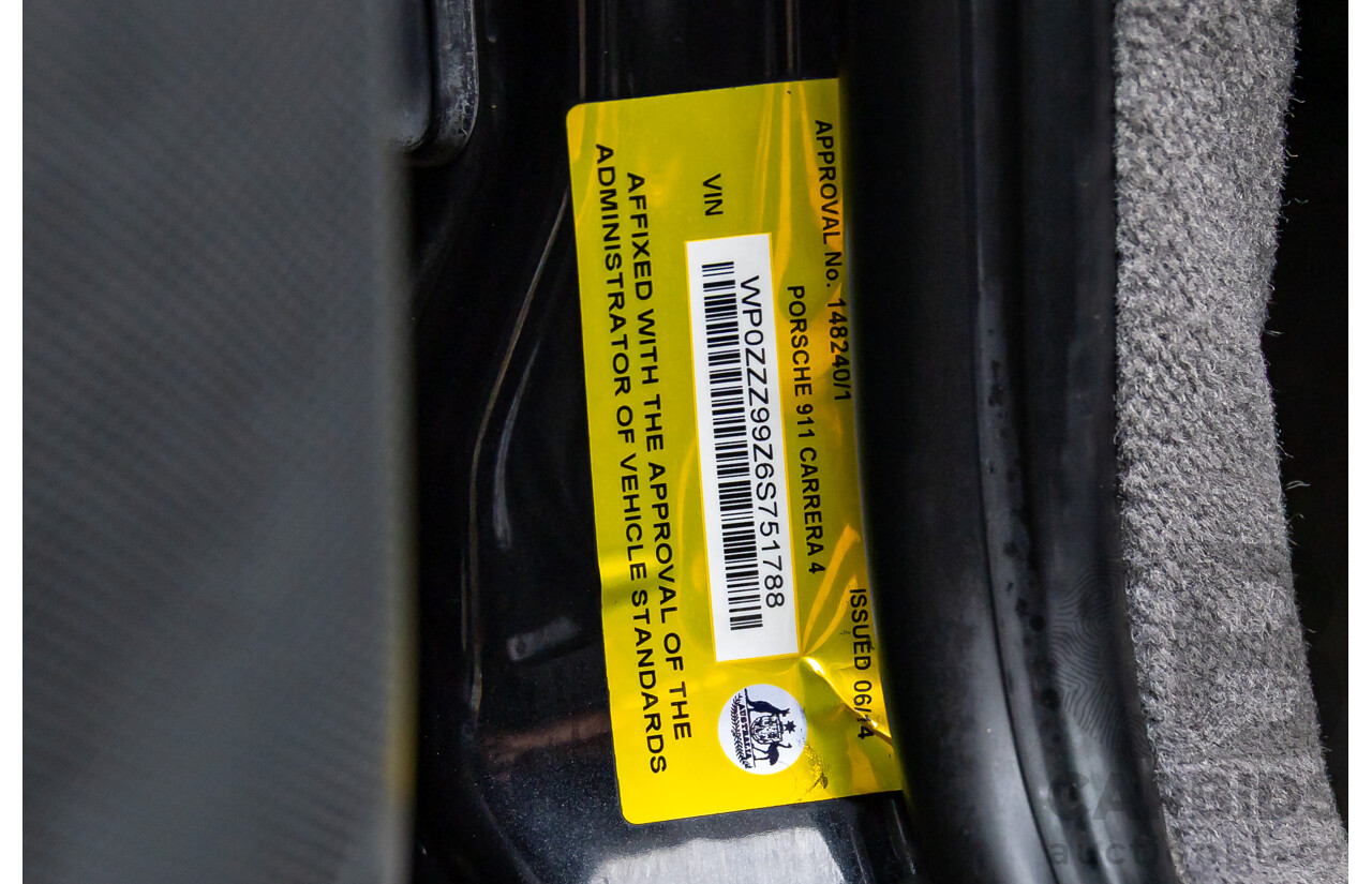 6/2006 Porsche 911 Carrera 4 997 Wide Body 2d Cabriolet Basalt Black Metallic 3.6L - Personal Import 06/14