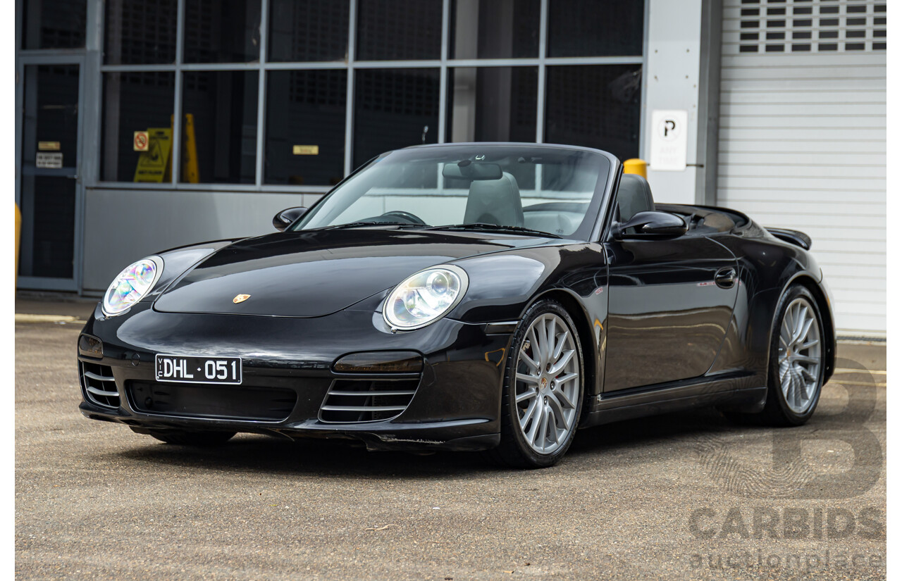 6/2006 Porsche 911 Carrera 4 997 Wide Body 2d Cabriolet Basalt Black Metallic 3.6L - Personal Import 06/14