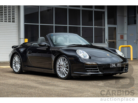 6/2006 Porsche 911 Carrera 4 997 Wide Body 2d Cabriolet Basalt Black Metallic 3.6L - Personal Import 06/14