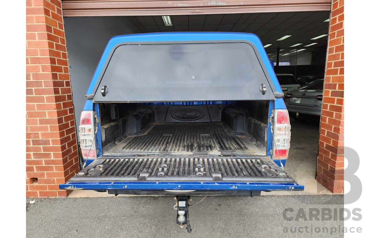 6/2010 Ford Ranger Wildtrak (4x4) PK Dual Cab P/Up Blue 3.0L