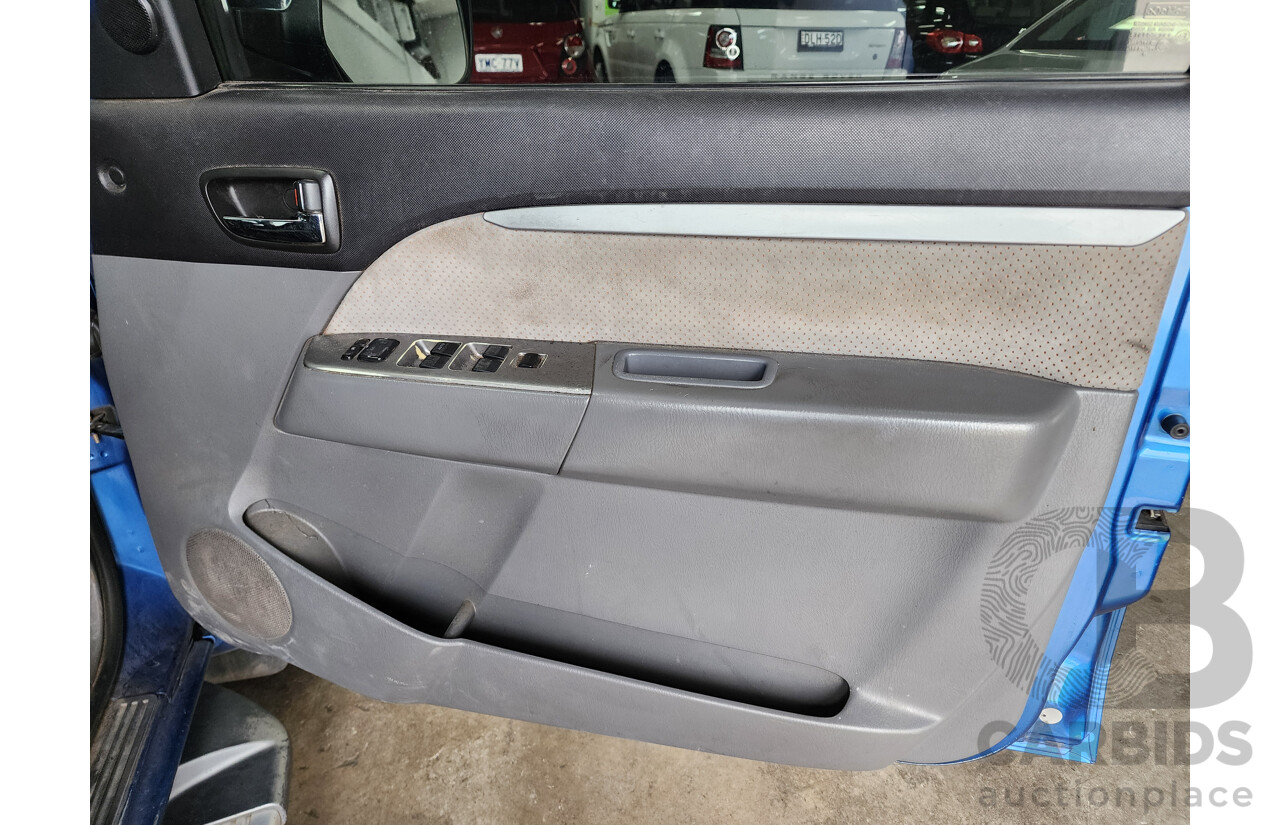 6/2010 Ford Ranger Wildtrak (4x4) PK Dual Cab P/Up Blue 3.0L