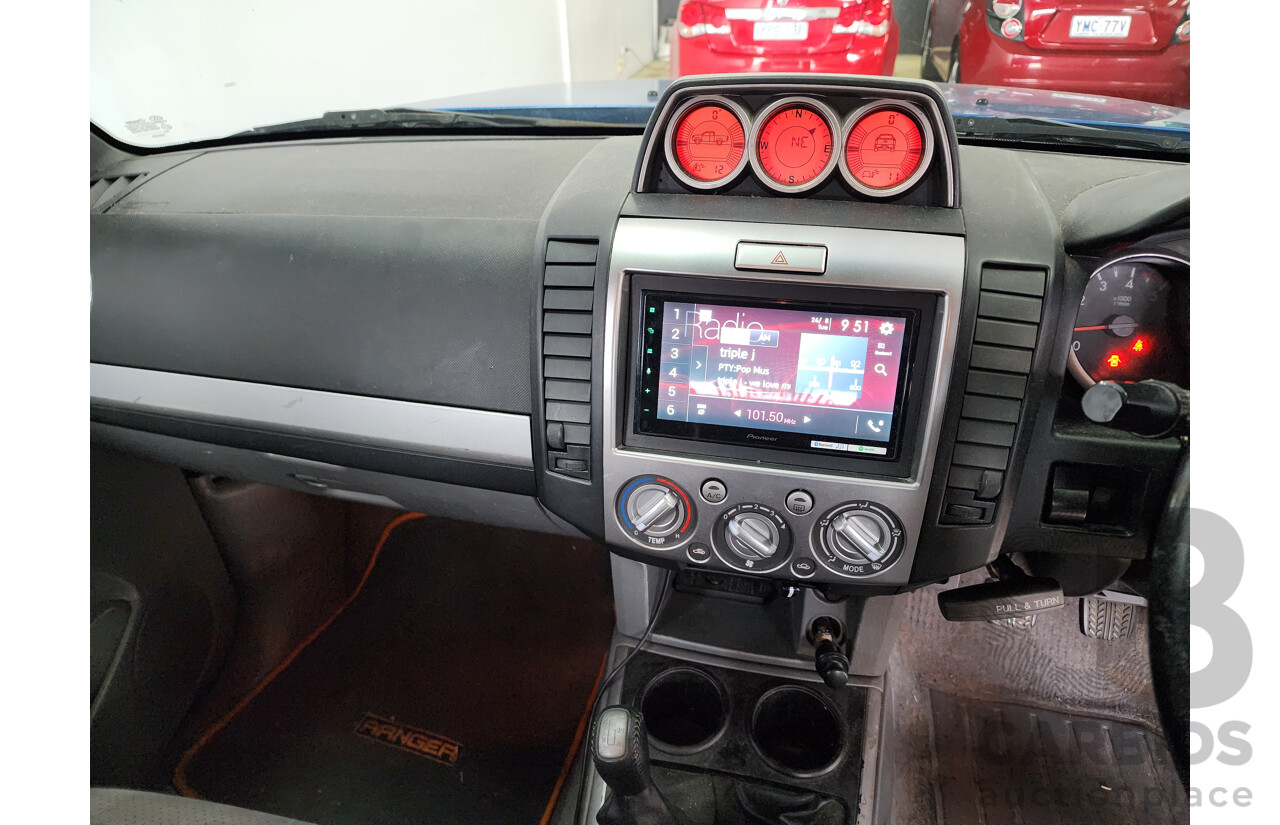 6/2010 Ford Ranger Wildtrak (4x4) PK Dual Cab P/Up Blue 3.0L