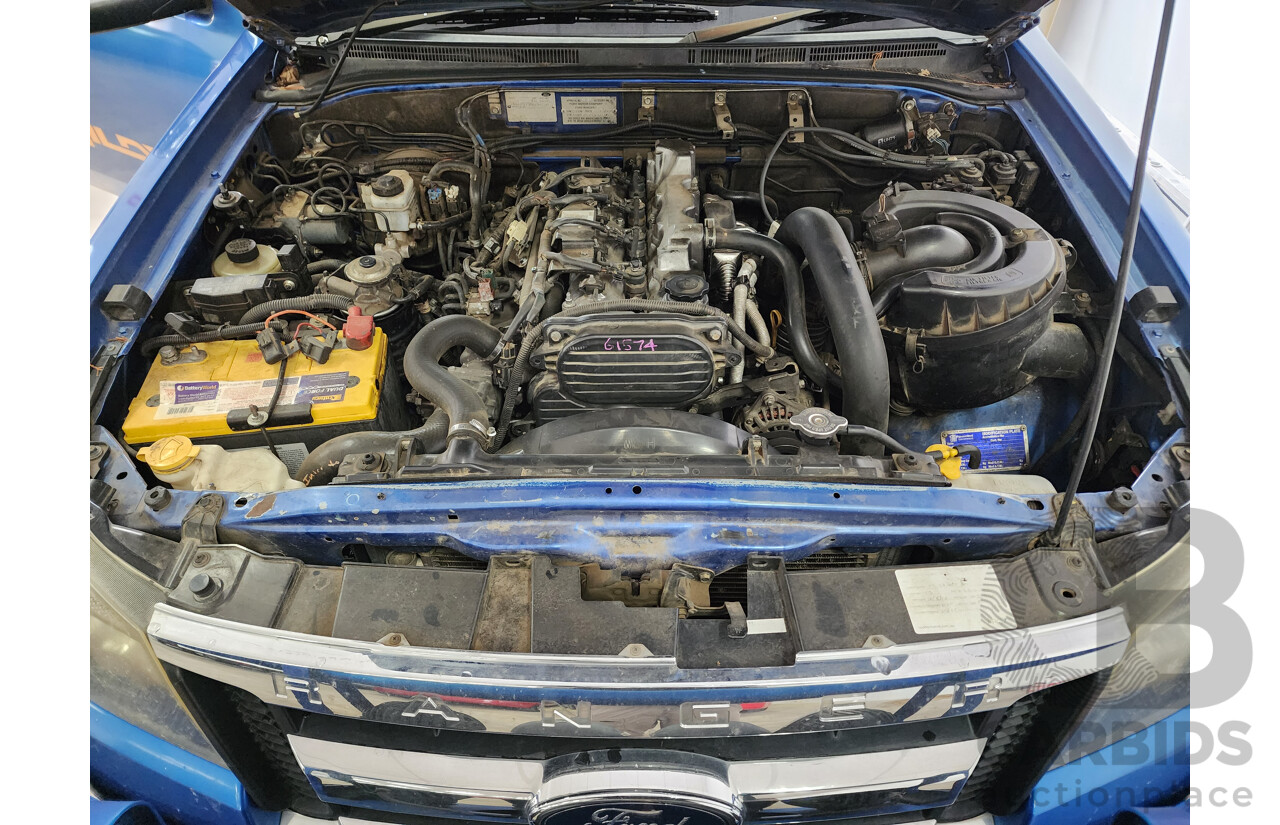 6/2010 Ford Ranger Wildtrak (4x4) PK Dual Cab P/Up Blue 3.0L