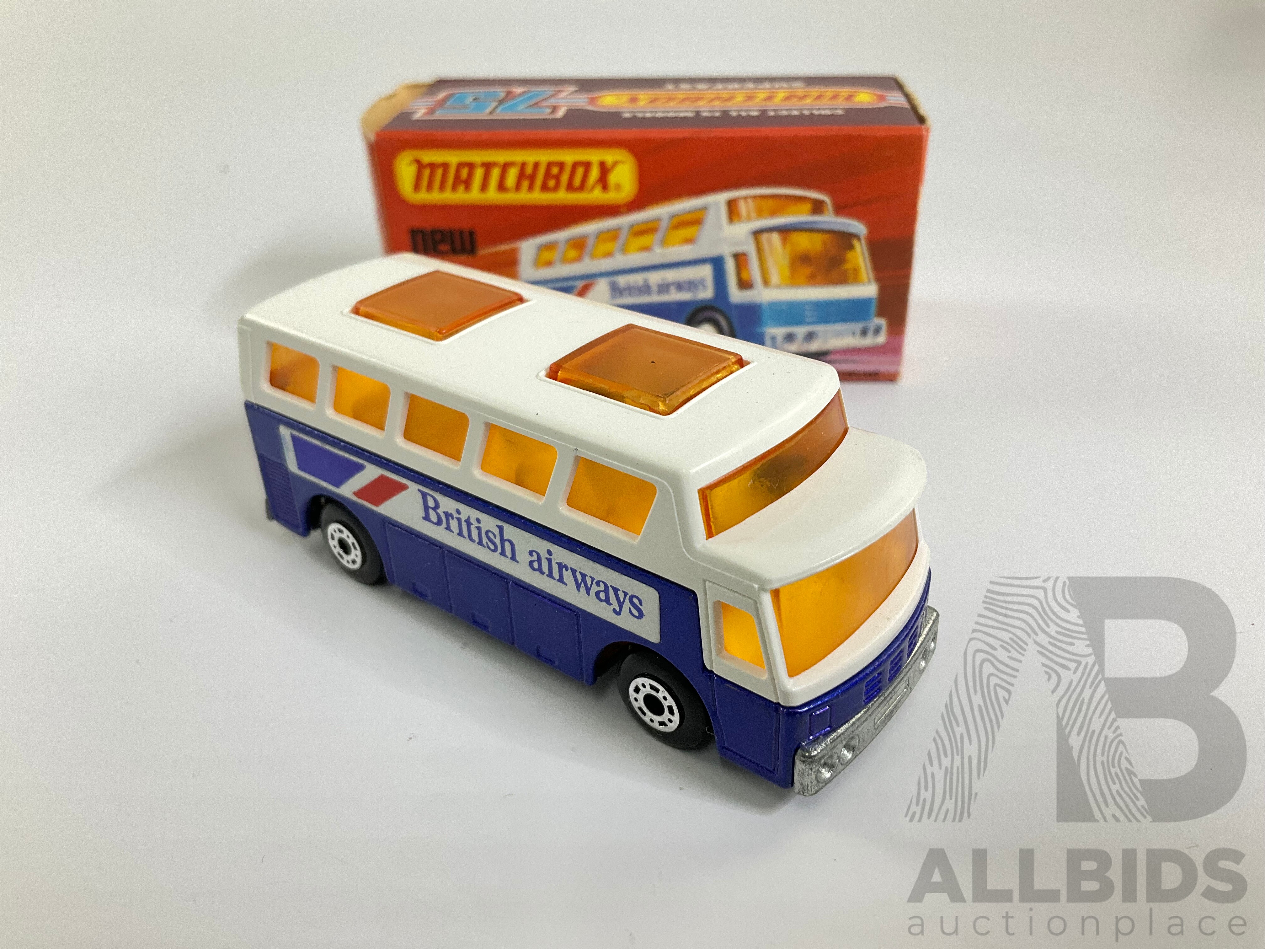 ミニカー MATCHBOX No58 BRITISH EUROPEAN AIRWAYS Lesney Matchbox No.58 BEA Coach Original Used Condition