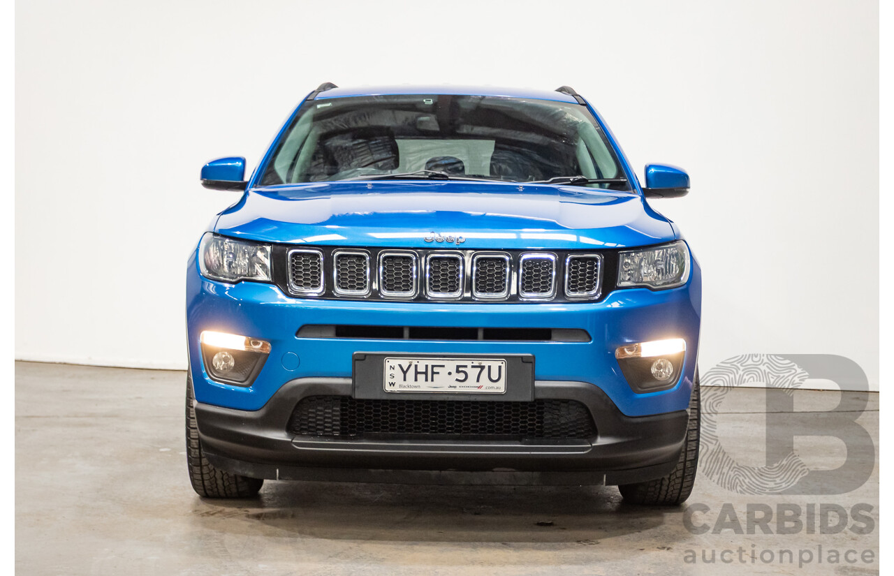 12/2017 Jeep Compass Longitude M6 MY18 4D Wagon Hydro Blue Pearl 2.4L