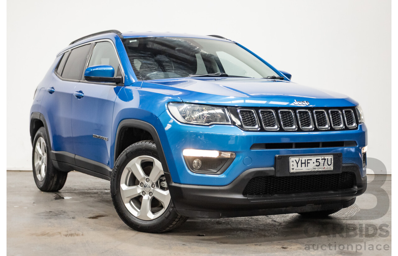 12/2017 Jeep Compass Longitude M6 MY18 4D Wagon Hydro Blue Pearl 2.4L