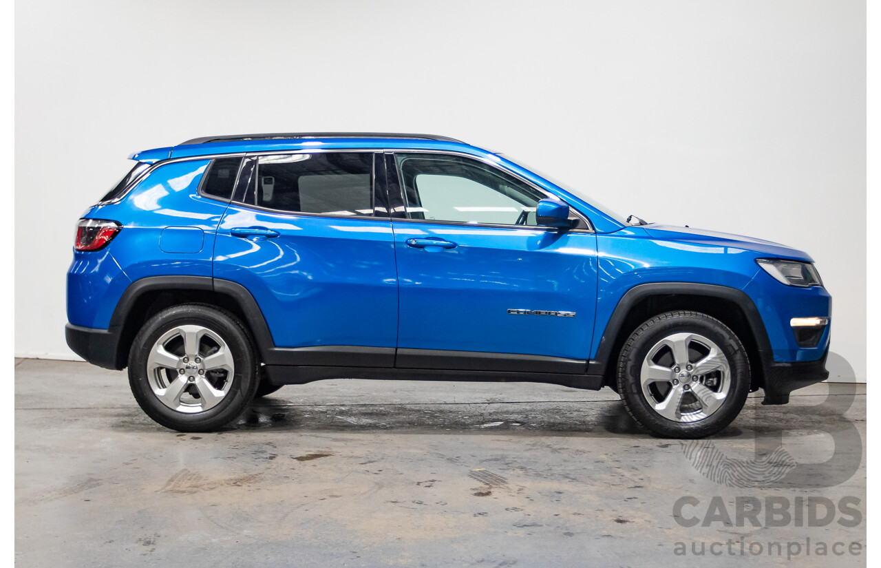 12/2017 Jeep Compass Longitude M6 MY18 4D Wagon Hydro Blue Pearl 2.4L