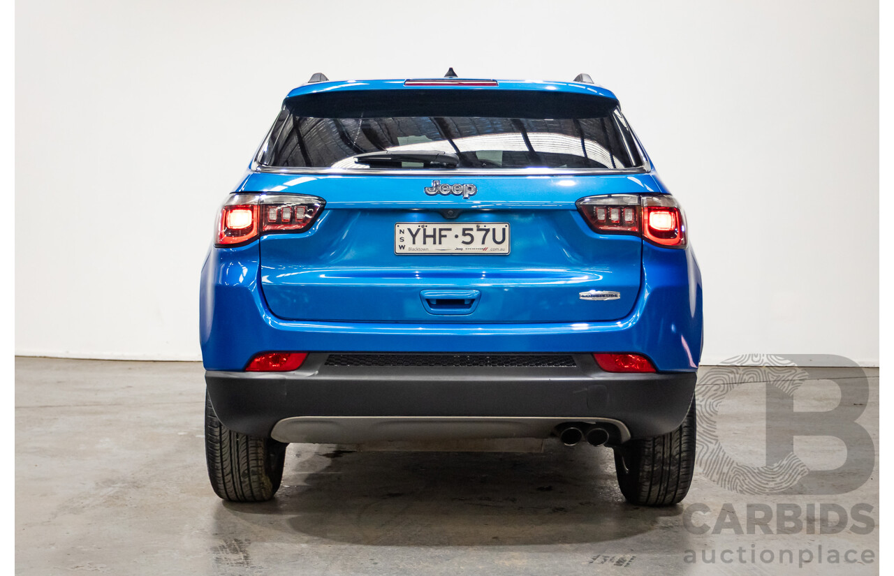 12/2017 Jeep Compass Longitude M6 MY18 4D Wagon Hydro Blue Pearl 2.4L