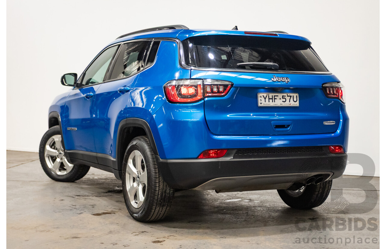 12/2017 Jeep Compass Longitude M6 MY18 4D Wagon Hydro Blue Pearl 2.4L