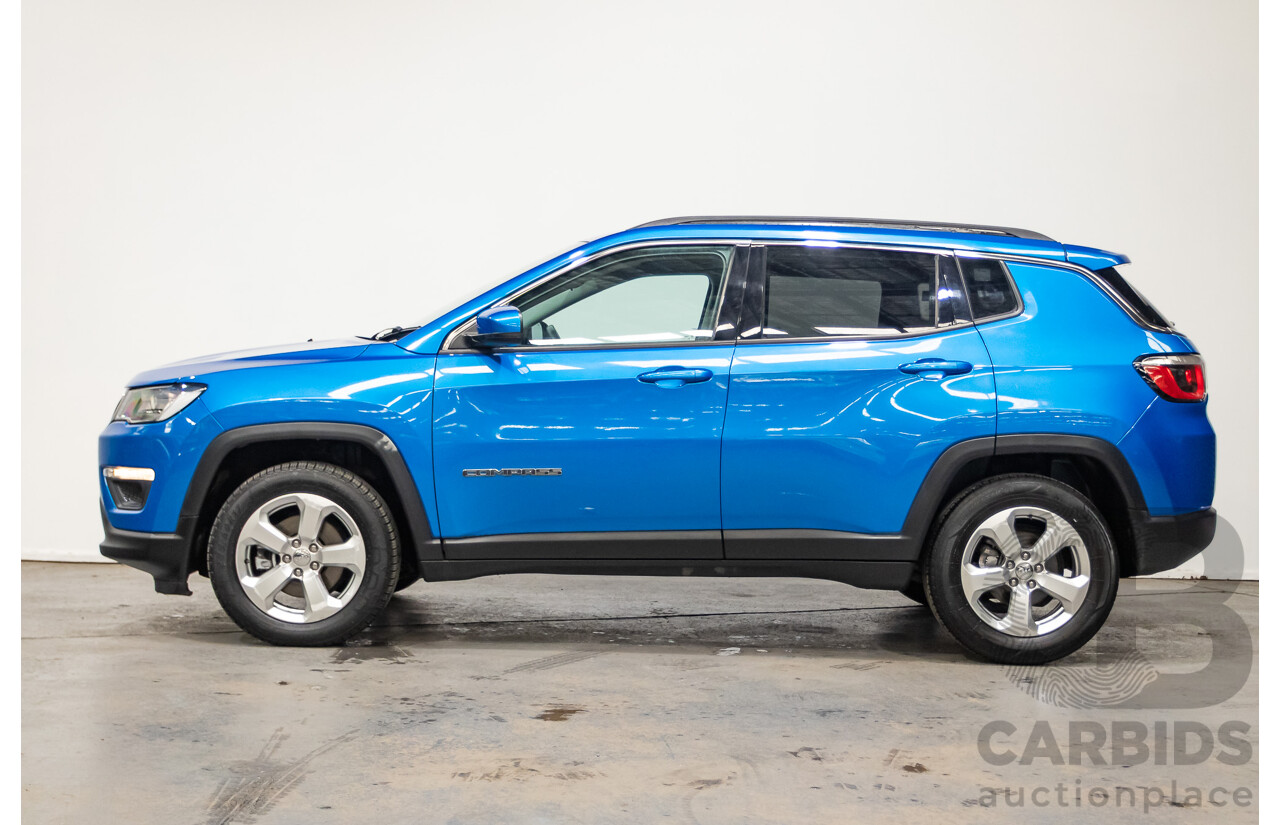 12/2017 Jeep Compass Longitude M6 MY18 4D Wagon Hydro Blue Pearl 2.4L
