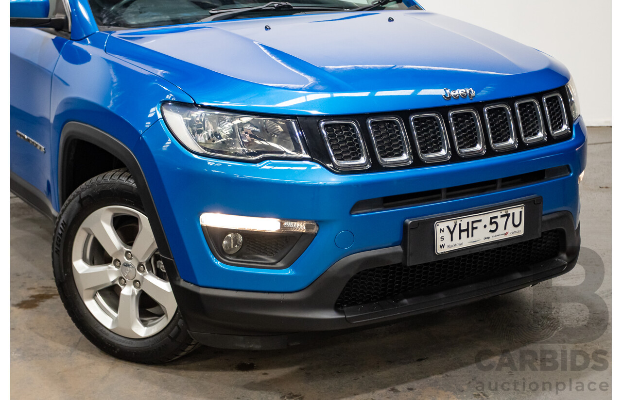 12/2017 Jeep Compass Longitude M6 MY18 4D Wagon Hydro Blue Pearl 2.4L