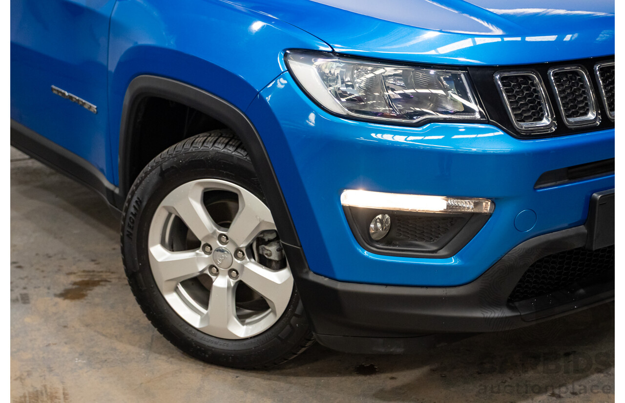 12/2017 Jeep Compass Longitude M6 MY18 4D Wagon Hydro Blue Pearl 2.4L