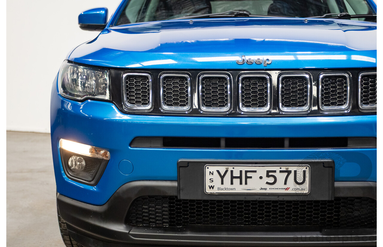 12/2017 Jeep Compass Longitude M6 MY18 4D Wagon Hydro Blue Pearl 2.4L