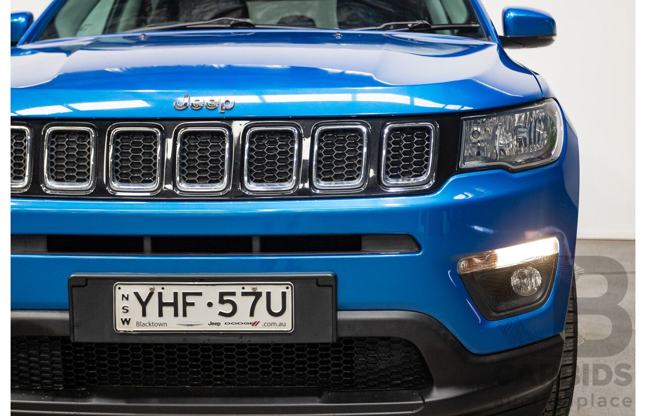 12/2017 Jeep Compass Longitude M6 MY18 4D Wagon Hydro Blue Pearl 2.4L