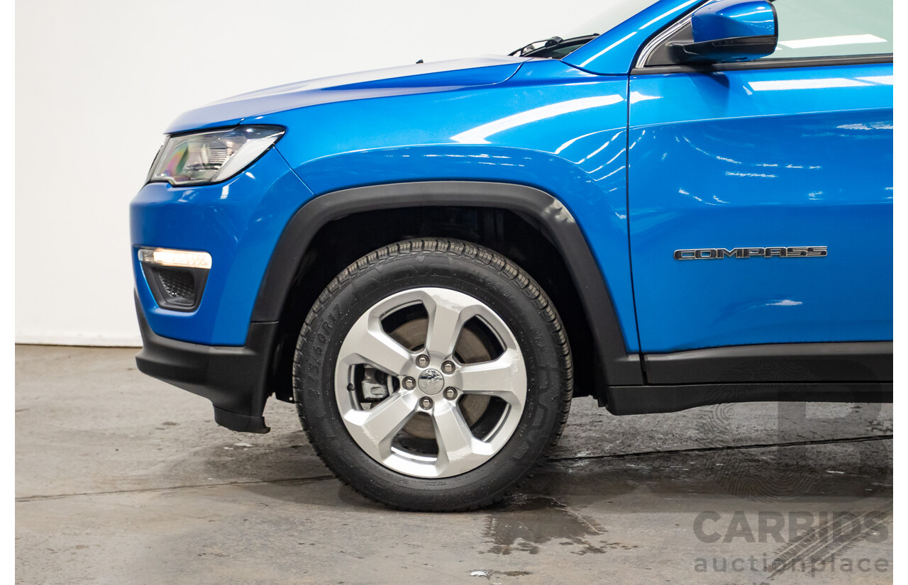 12/2017 Jeep Compass Longitude M6 MY18 4D Wagon Hydro Blue Pearl 2.4L