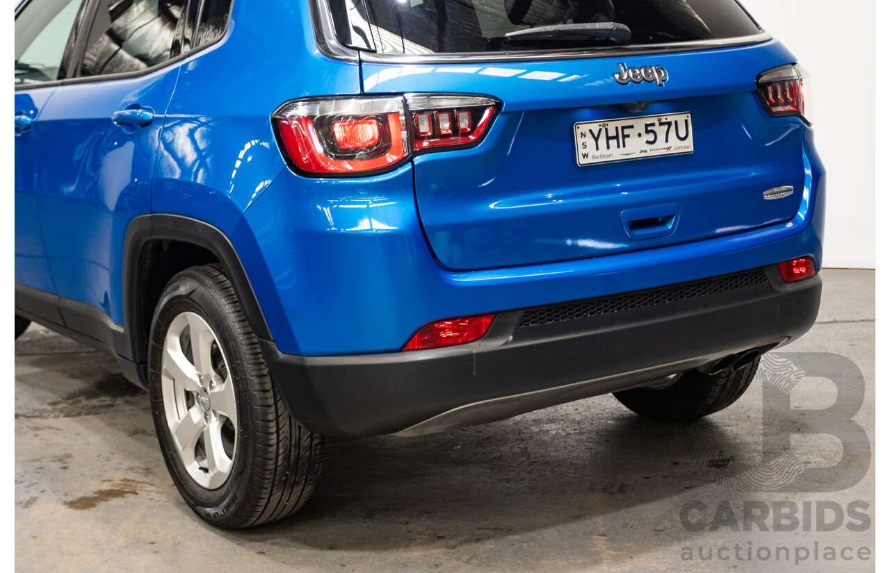 12/2017 Jeep Compass Longitude M6 MY18 4D Wagon Hydro Blue Pearl 2.4L