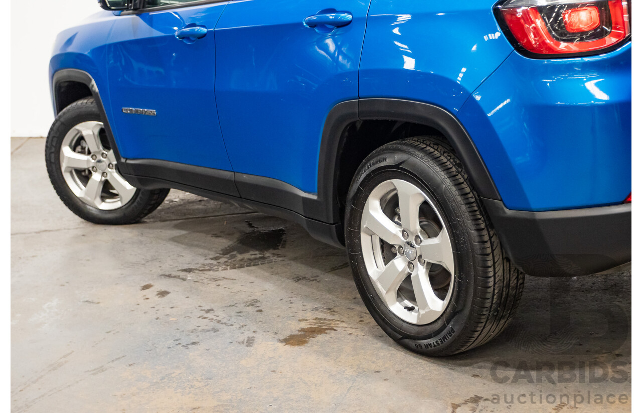 12/2017 Jeep Compass Longitude M6 MY18 4D Wagon Hydro Blue Pearl 2.4L