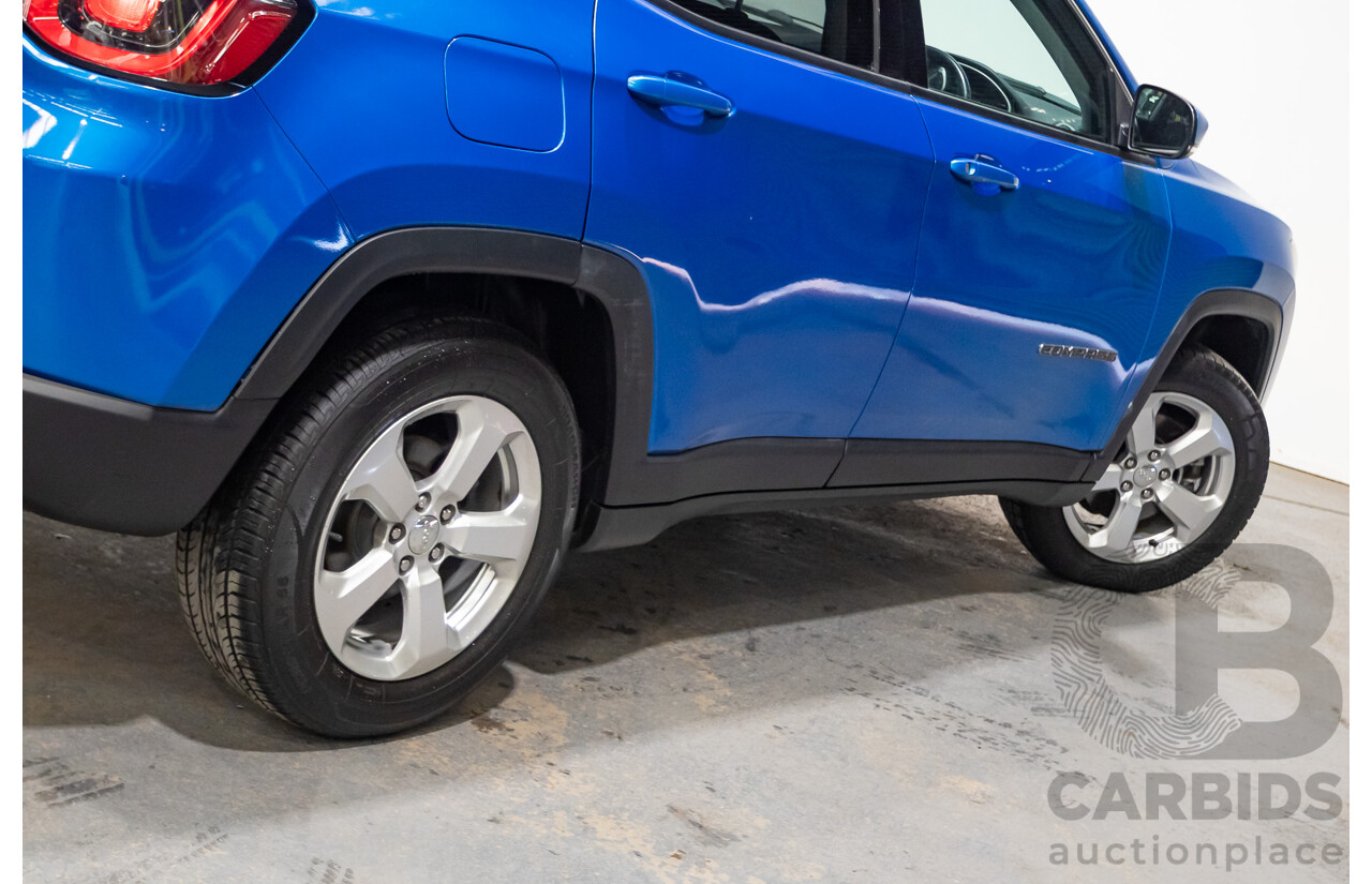 12/2017 Jeep Compass Longitude M6 MY18 4D Wagon Hydro Blue Pearl 2.4L