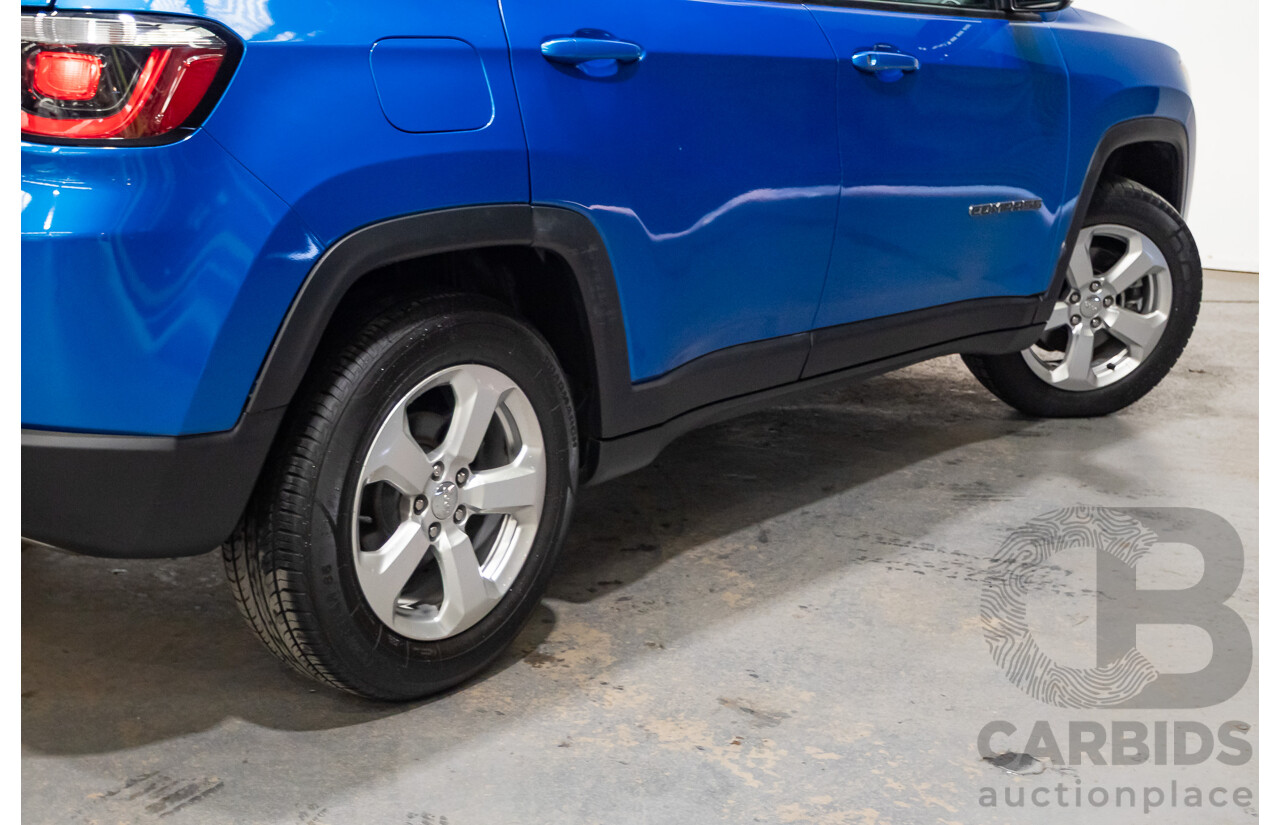 12/2017 Jeep Compass Longitude M6 MY18 4D Wagon Hydro Blue Pearl 2.4L