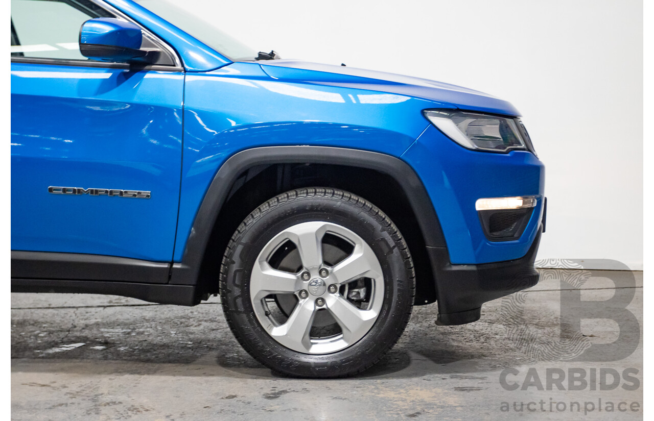 12/2017 Jeep Compass Longitude M6 MY18 4D Wagon Hydro Blue Pearl 2.4L