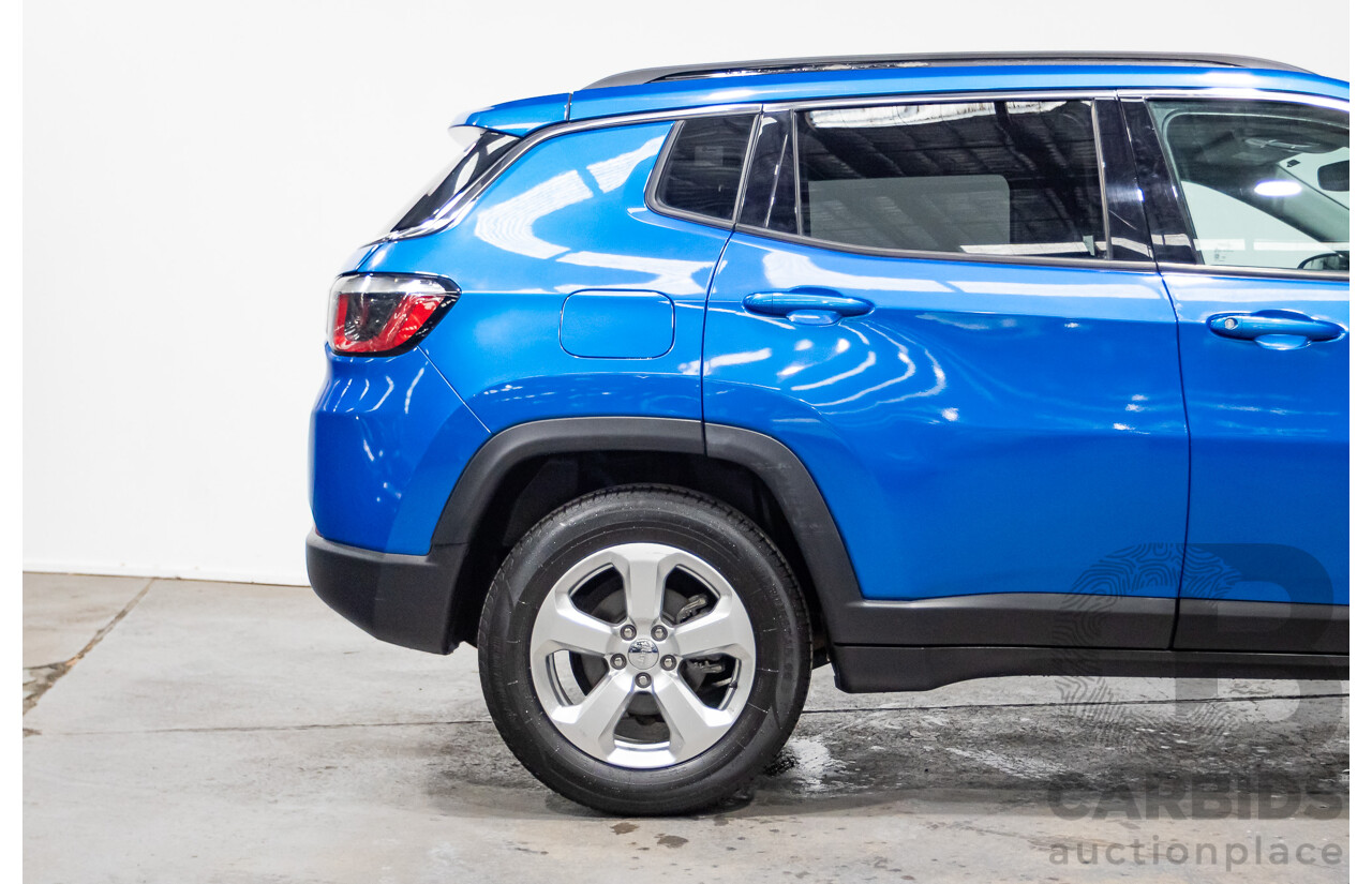 12/2017 Jeep Compass Longitude M6 MY18 4D Wagon Hydro Blue Pearl 2.4L