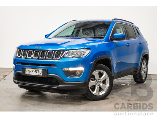 12/2017 Jeep Compass Longitude M6 MY18 4D Wagon Hydro Blue Pearl 2.4L