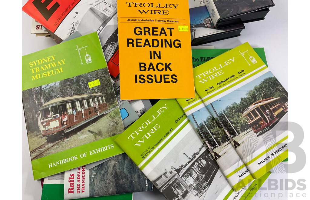 Collection of Vintage Booklets Relating to Australian Trams and Railways