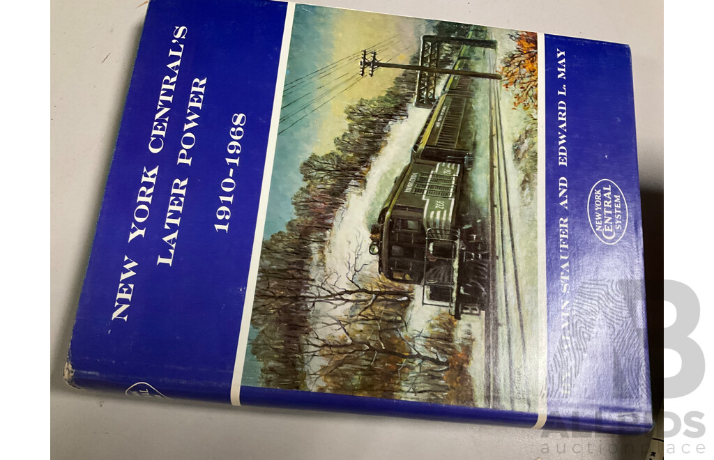 Collection of Vintage Books and Magazines Relating to North America Trams and Railways Including Steams Finest Hour